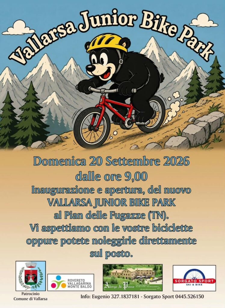 domenica 20 settembre
dalle ore 9.00
Passo Pian delle Fugazze