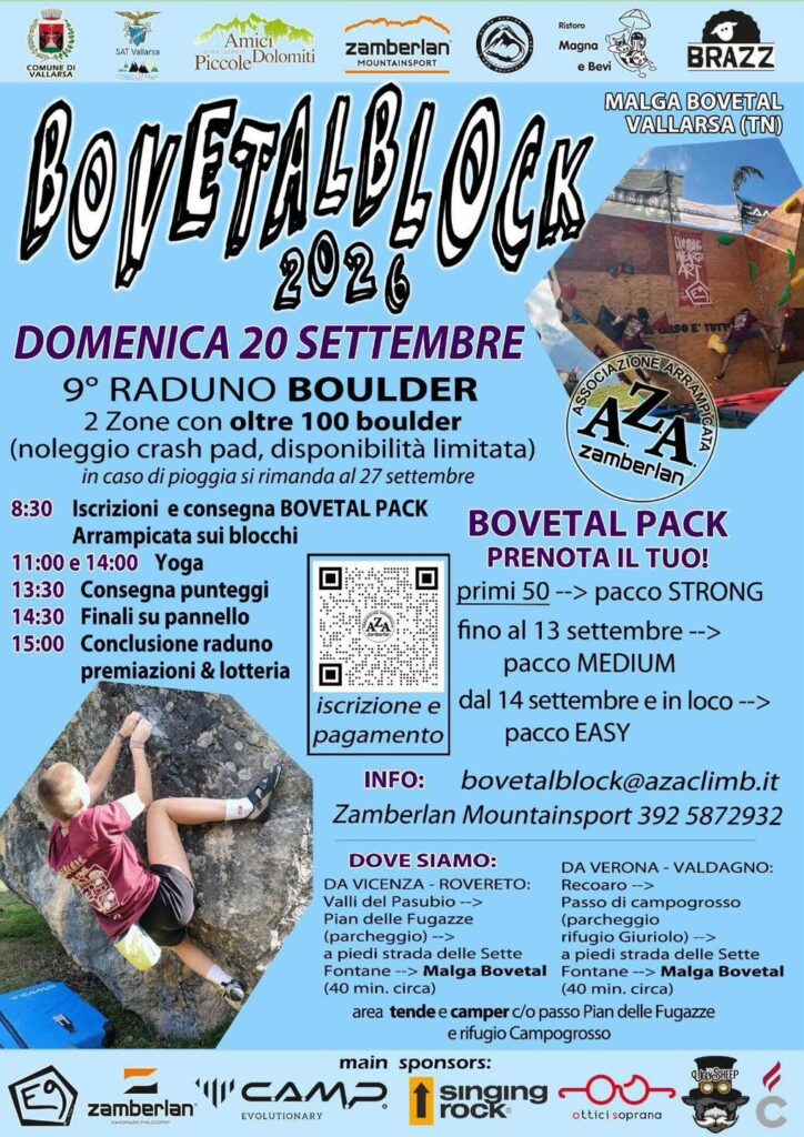 domenica 20 settembre
Malga Bovetal